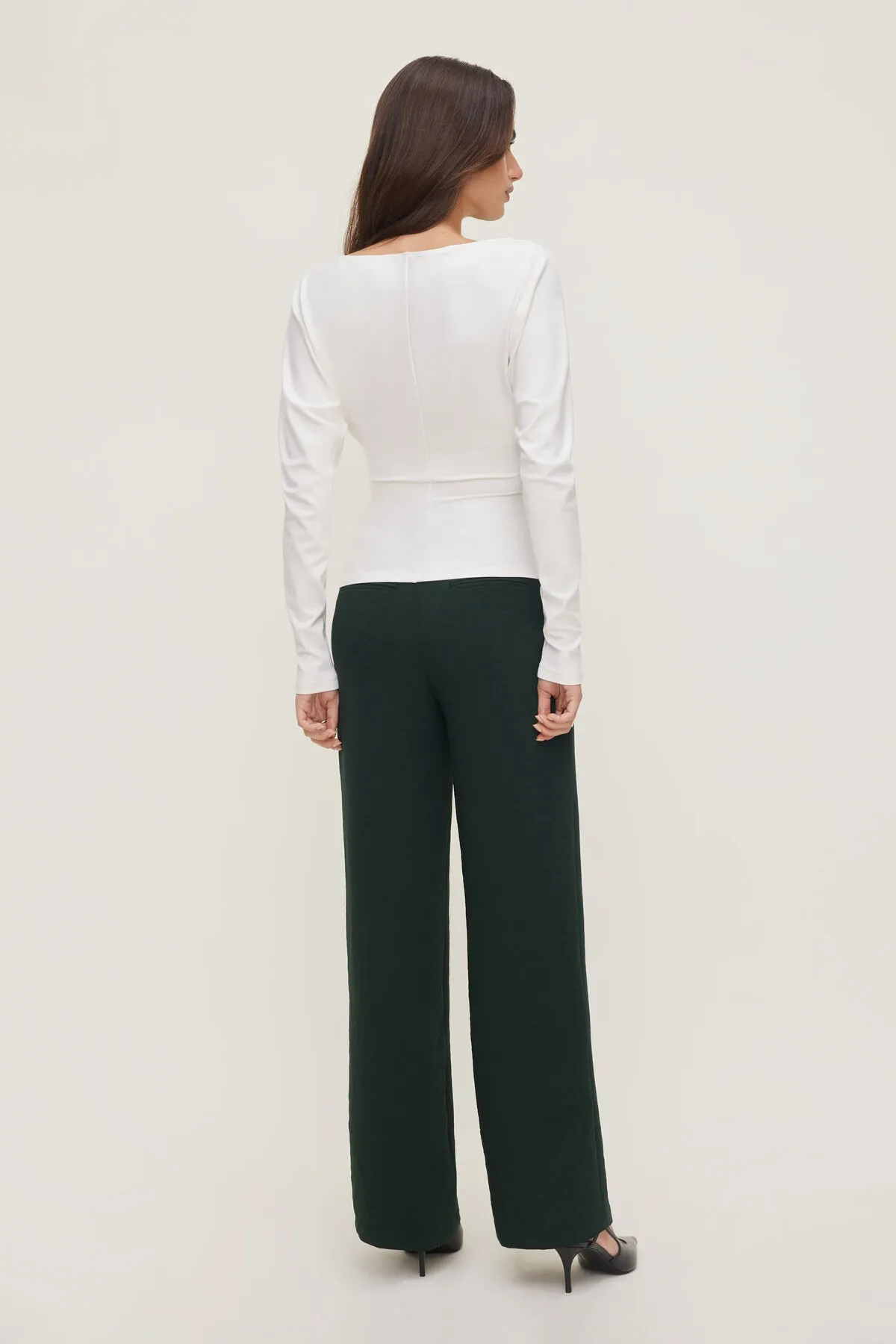 Yasmin Airflow Straight Leg Pants sold by Dynamite product image thumbnail 2