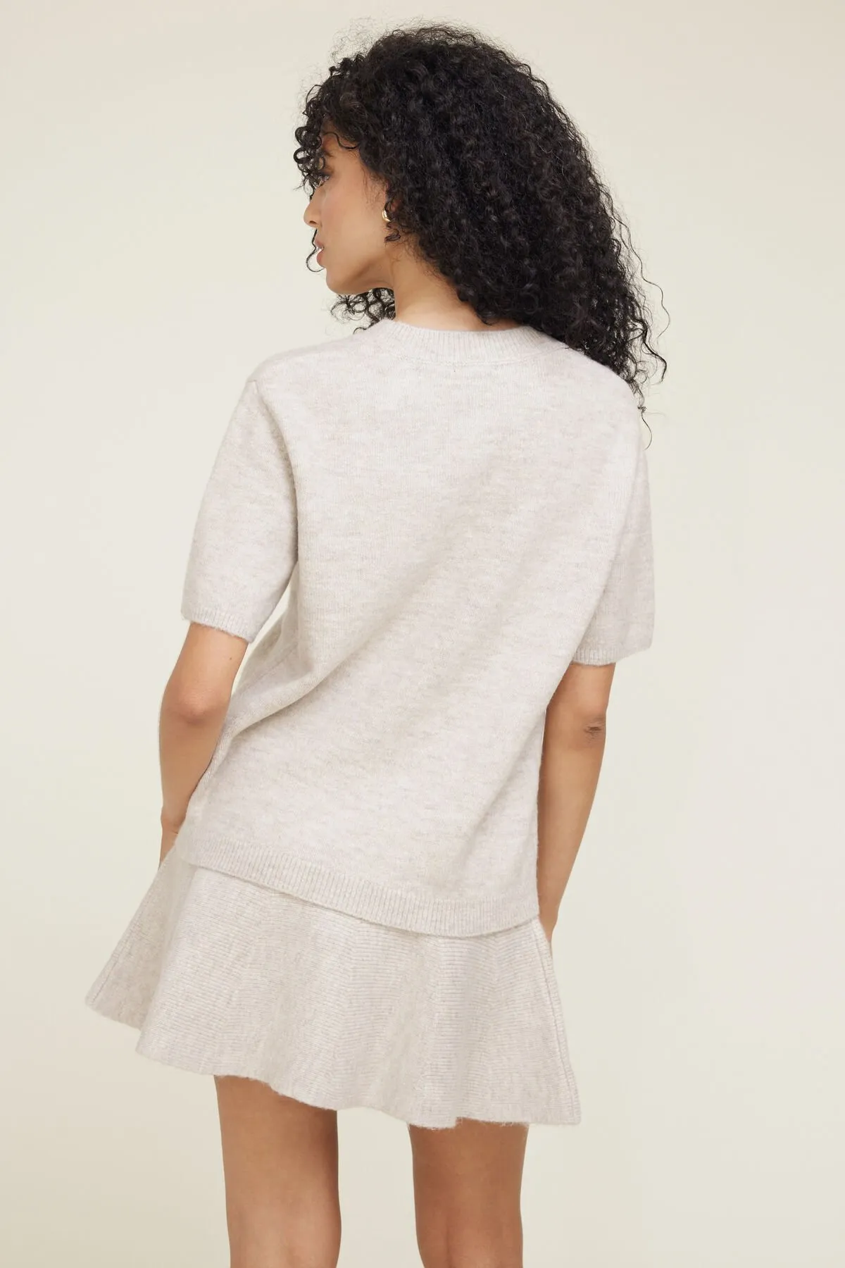 Aura Boxy Short Sleeve Sweater sold by Dynamite product image thumbnail 4