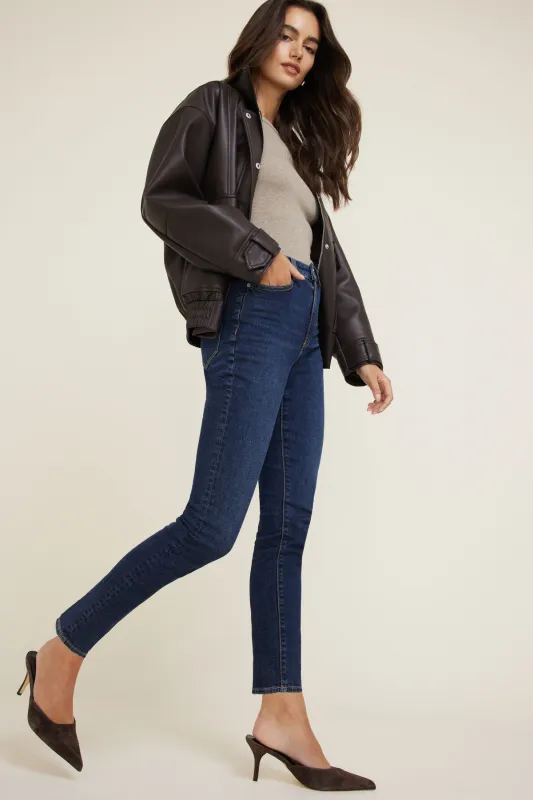 Goldie Stretch High Rise Skinny Leg Jeans made by Dynamite