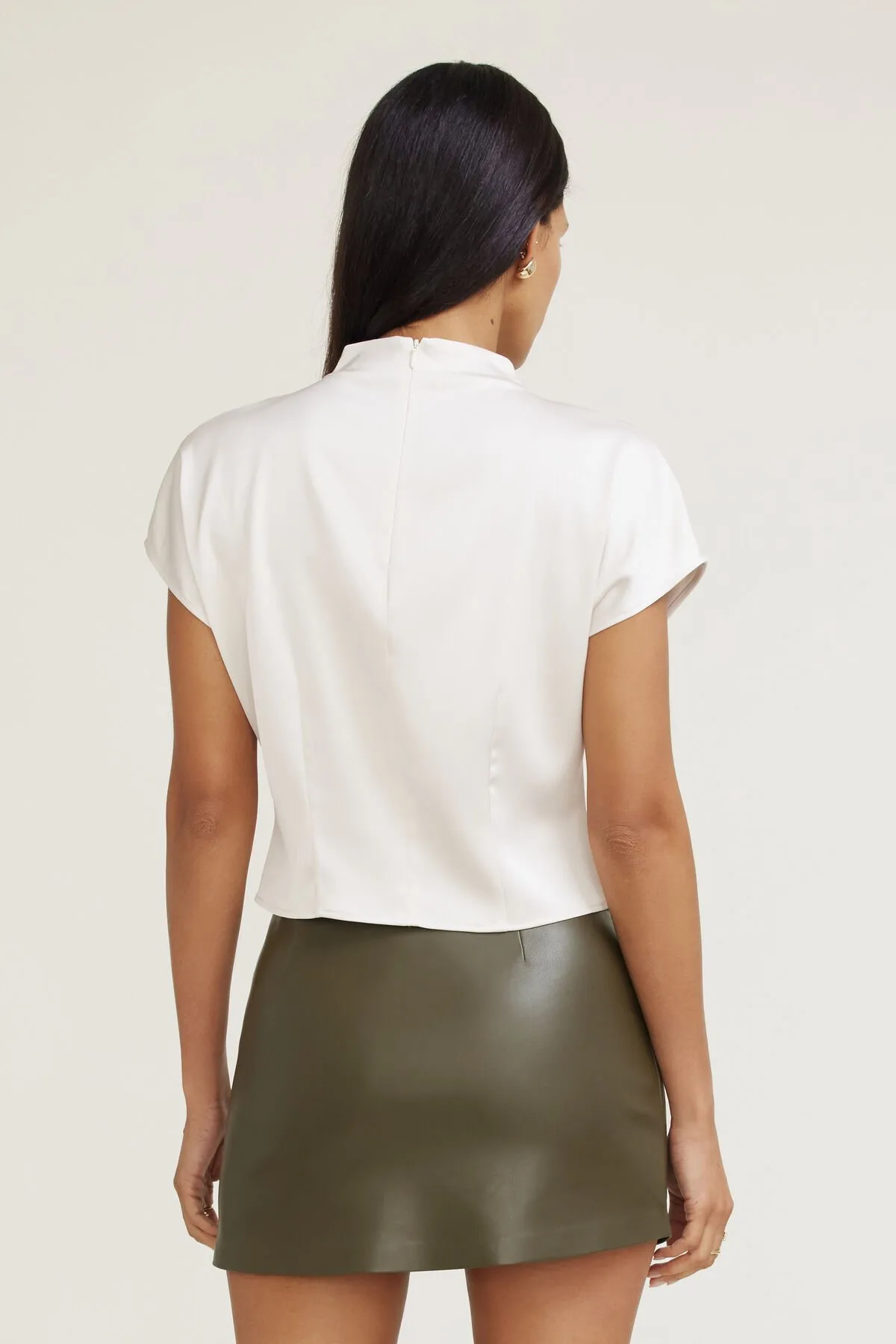 Layered Satin Blouse sold by Dynamite product image thumbnail 4