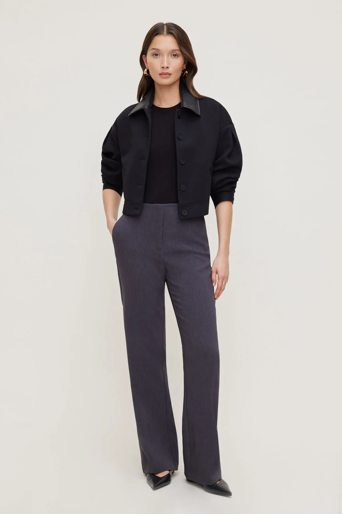 Stevie Slim Bootcut Pants sold by Dynamite