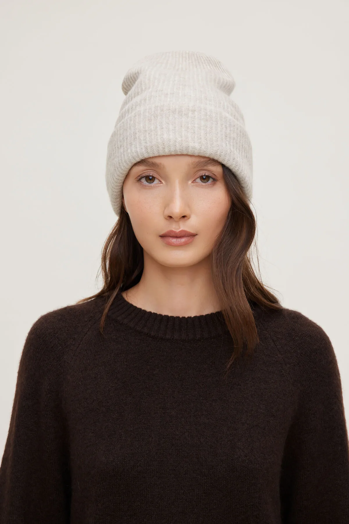 Foldover Knit Beanie sold by Dynamite product image thumbnail 2