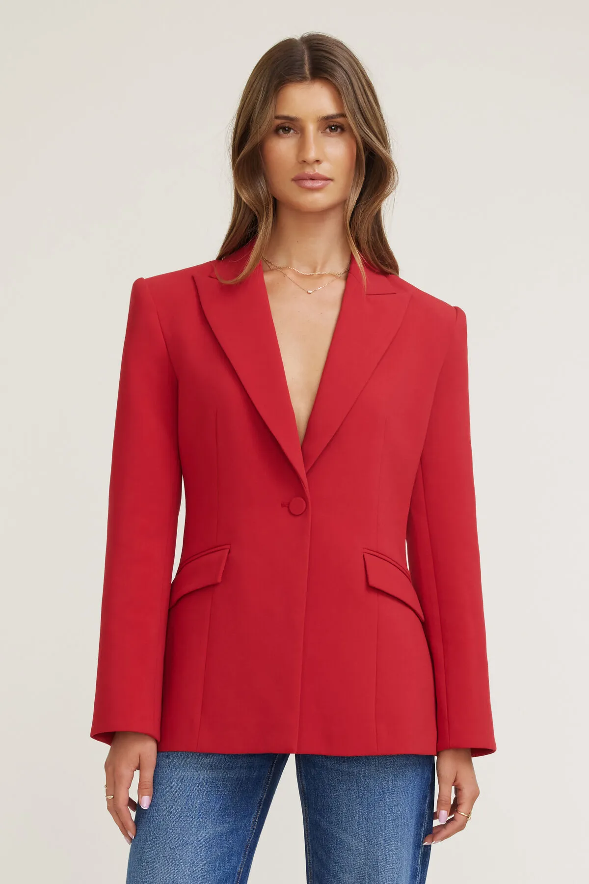 Anna Cinched Blazer sold by Dynamite product image thumbnail 2