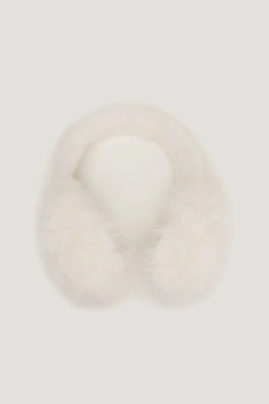 Allover Faux Fur Earmuffs sold by Dynamite
