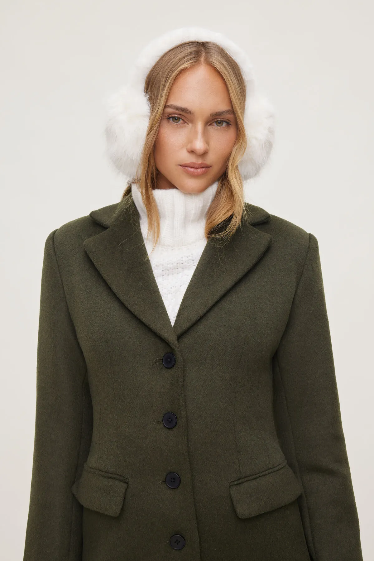 Allover Faux Fur Earmuffs sold by Dynamite product image thumbnail 2