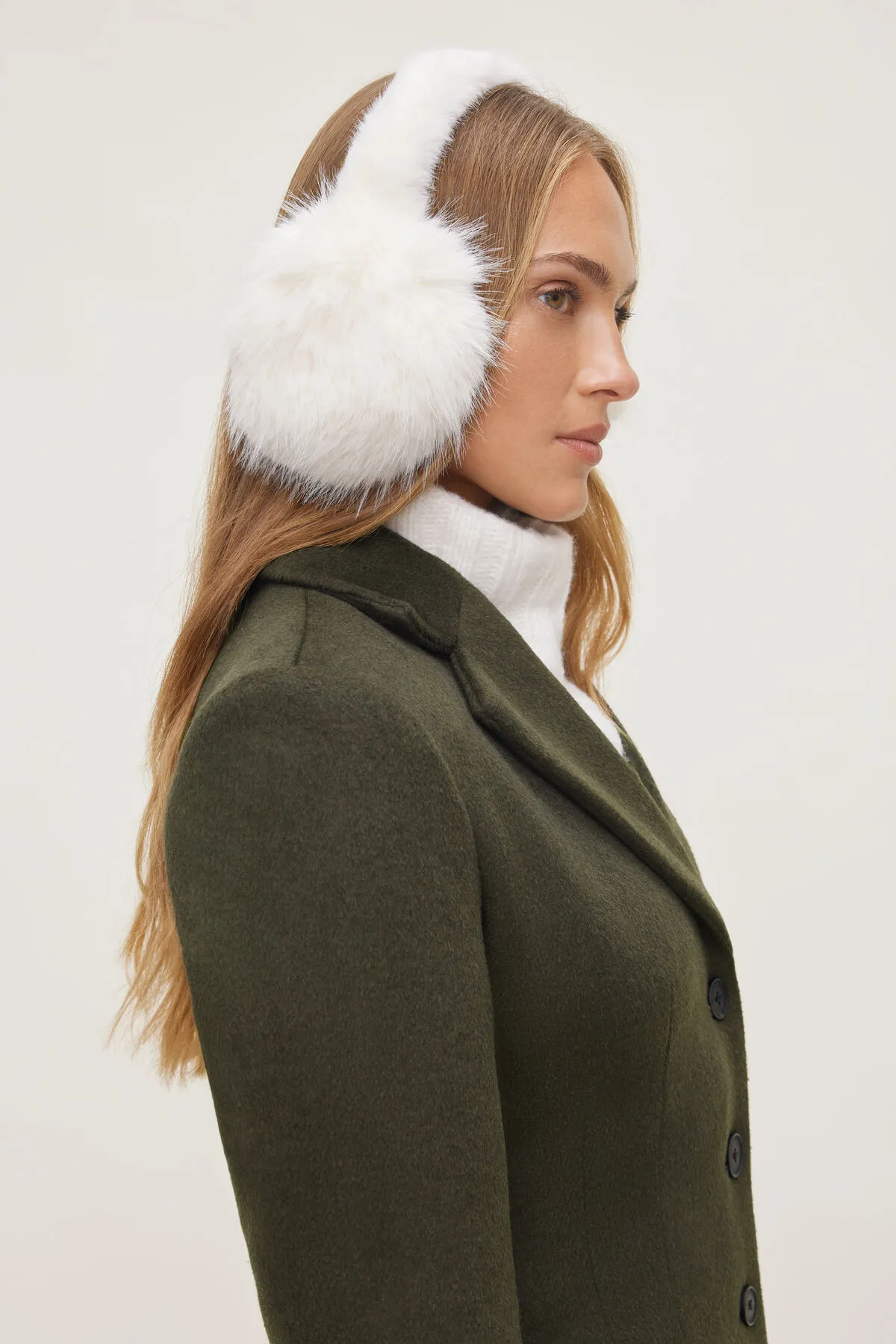 Allover Faux Fur Earmuffs sold by Dynamite product image thumbnail 3