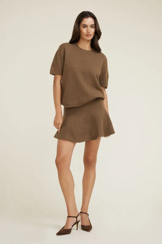 Aura Boxy Short Sleeve Sweater sold by Dynamite