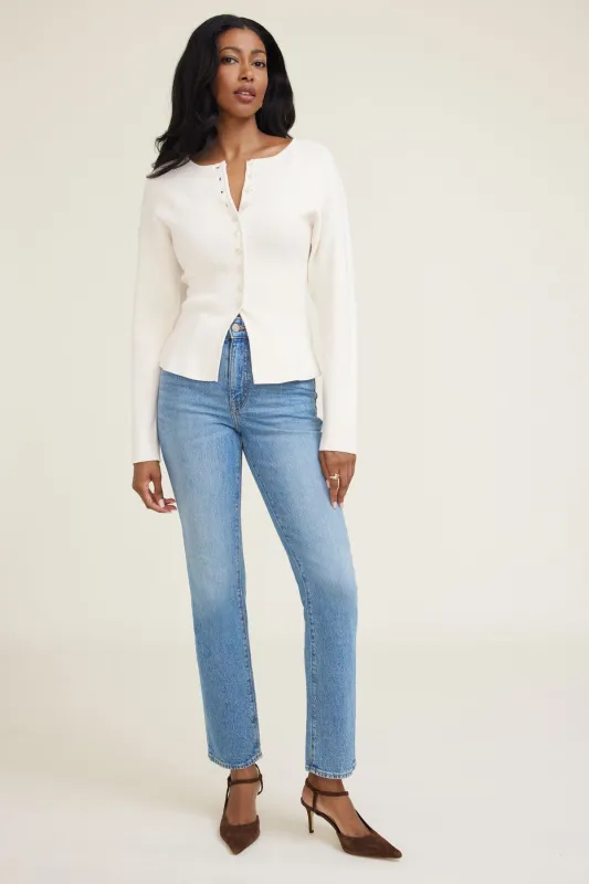 Fitted Drop Shoulder Cardigan made by Dynamite