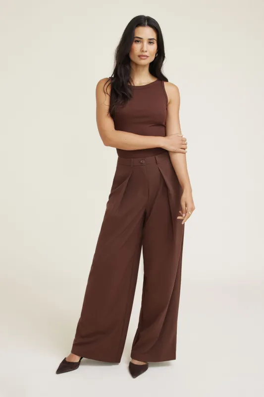 Pleated Wide Leg Pants sold by Dynamite