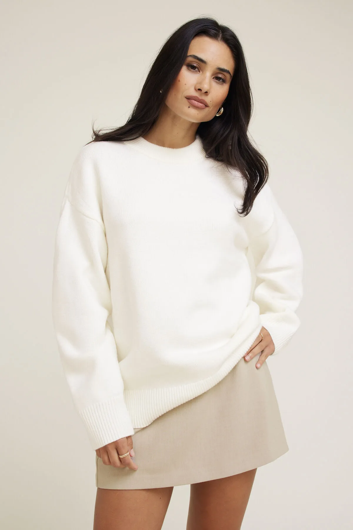 Oversized Crewneck Sweater sold by Dynamite product image thumbnail 2