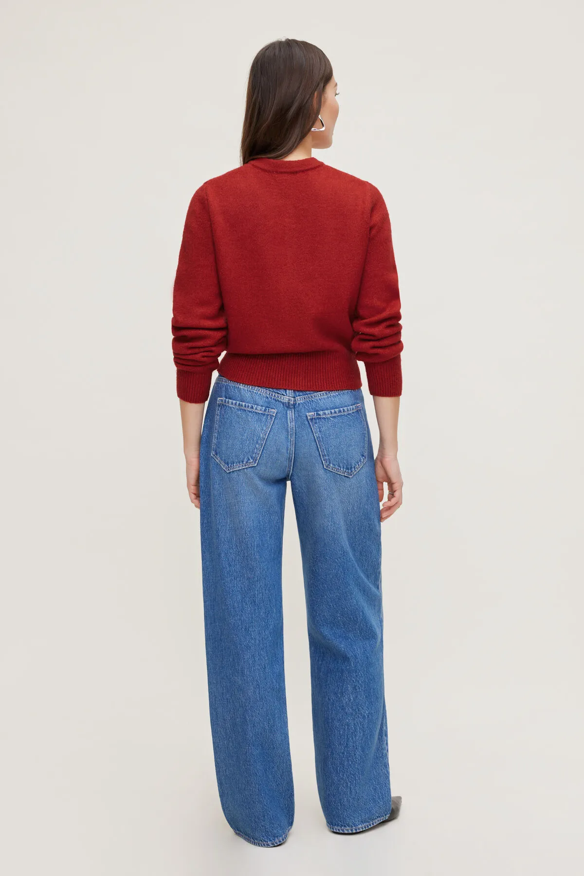 Rebecca Bow Button Cardigan sold by Dynamite product image thumbnail 2