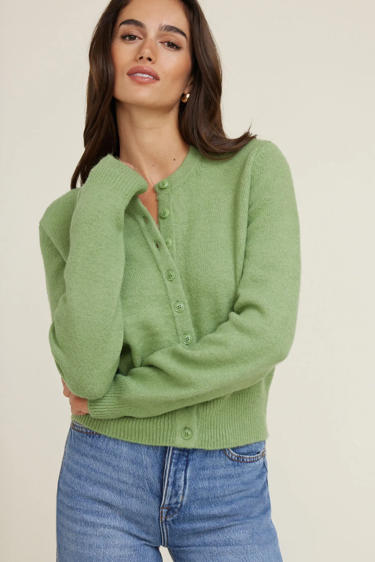 Rebecca Crewneck Cardigan sold by Dynamite product image thumbnail 2