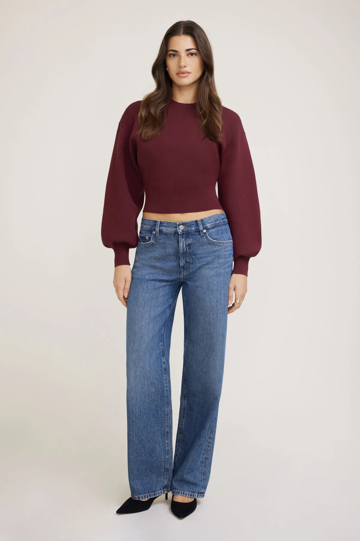 Balloon Sleeve Sweater sold by Dynamite product image thumbnail 3