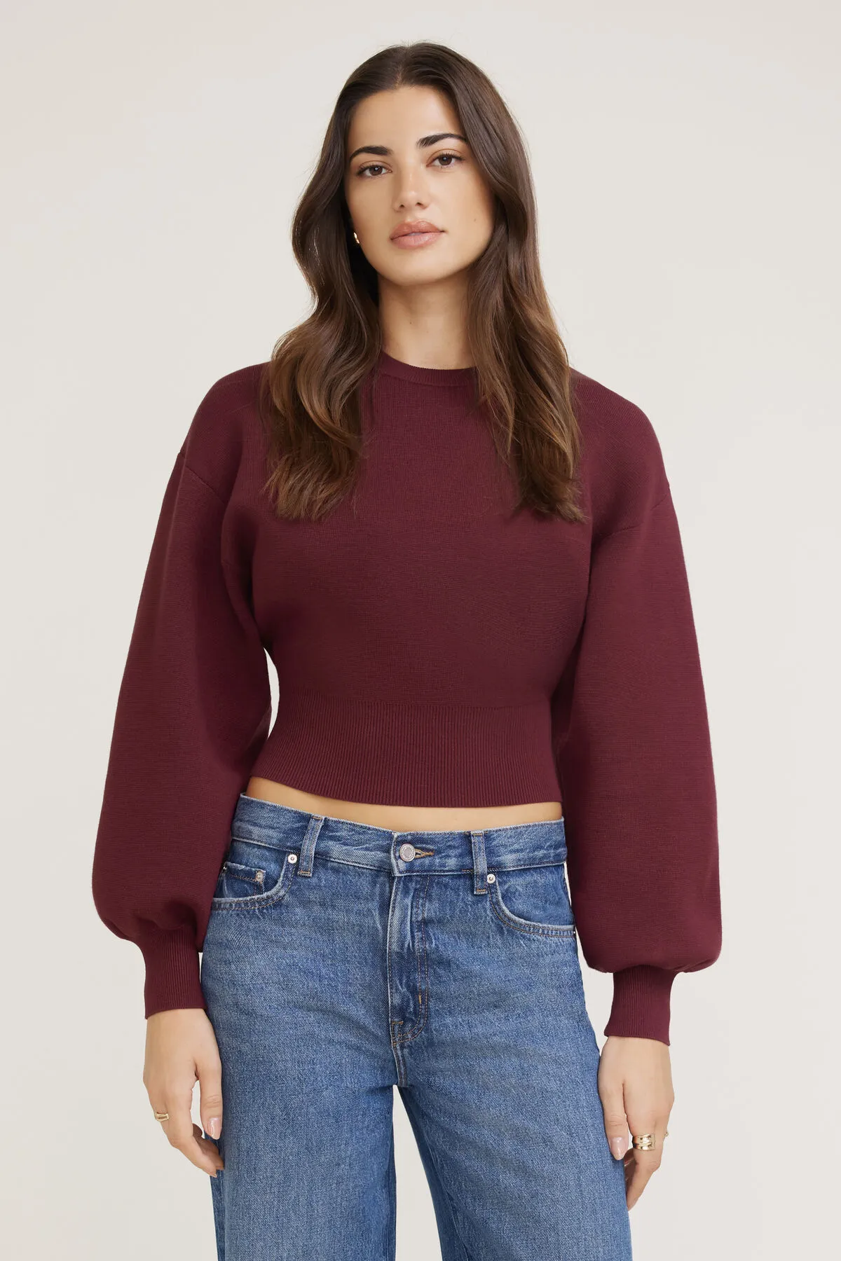 Balloon Sleeve Sweater sold by Dynamite product image thumbnail 4