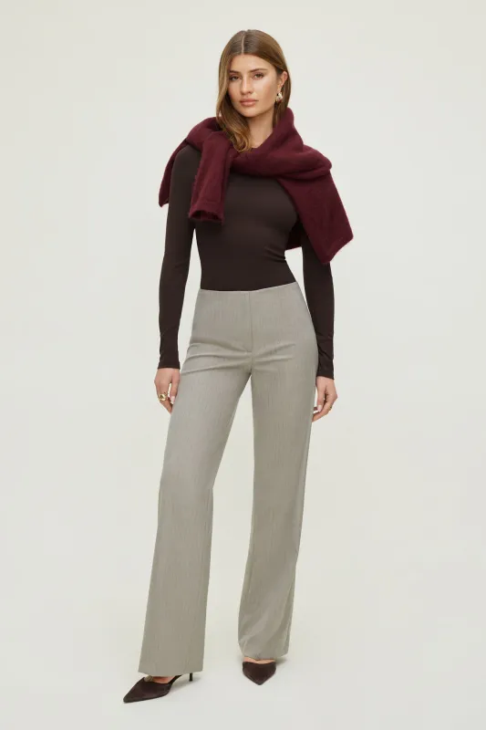 Frankie Pinstripe Slim Bootcut Pants sold by Dynamite