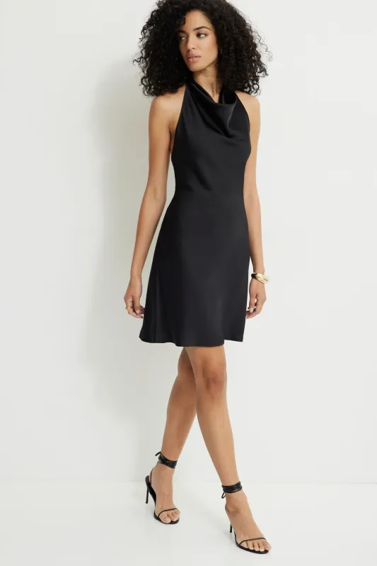 Halter Satin Mini Dress sold by Dynamite