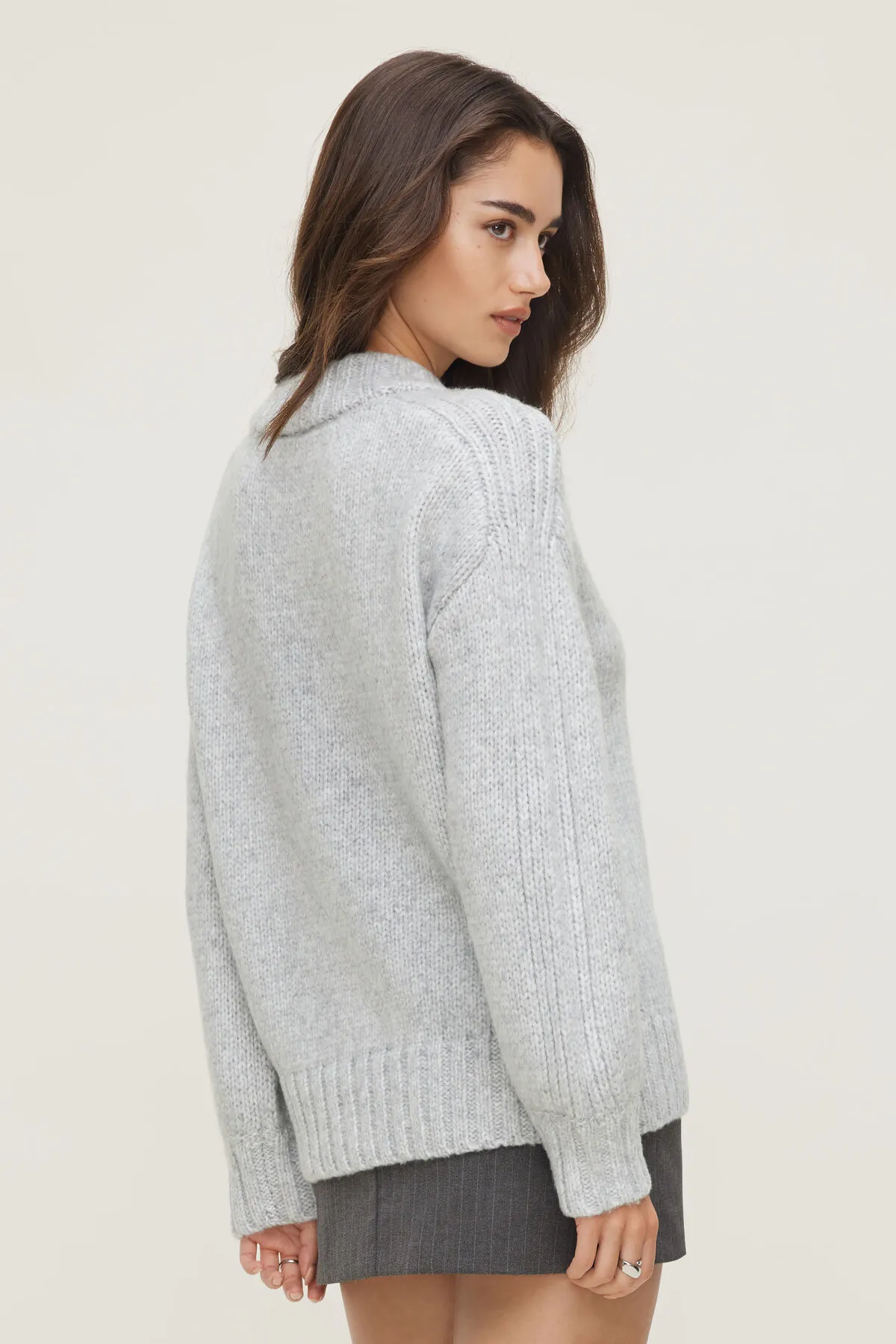 Mabel Chunky Crewneck Sweater sold by Dynamite product image thumbnail 5