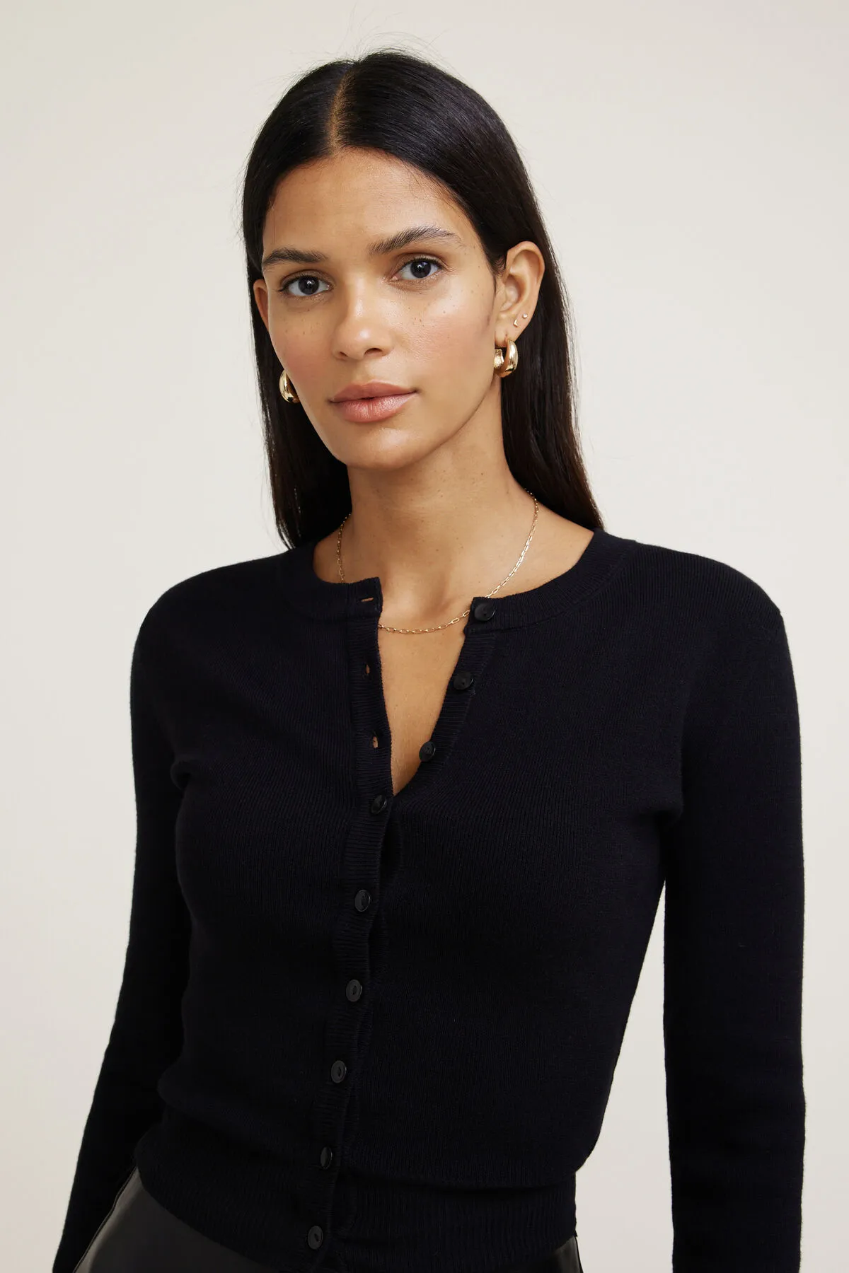 Rebecca Crewneck Cardigan sold by Dynamite product image thumbnail 3