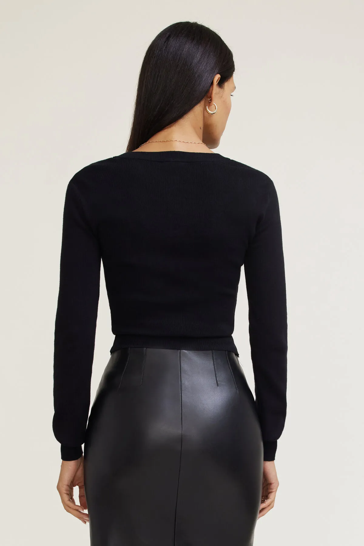 Rebecca Crewneck Cardigan sold by Dynamite product image thumbnail 4