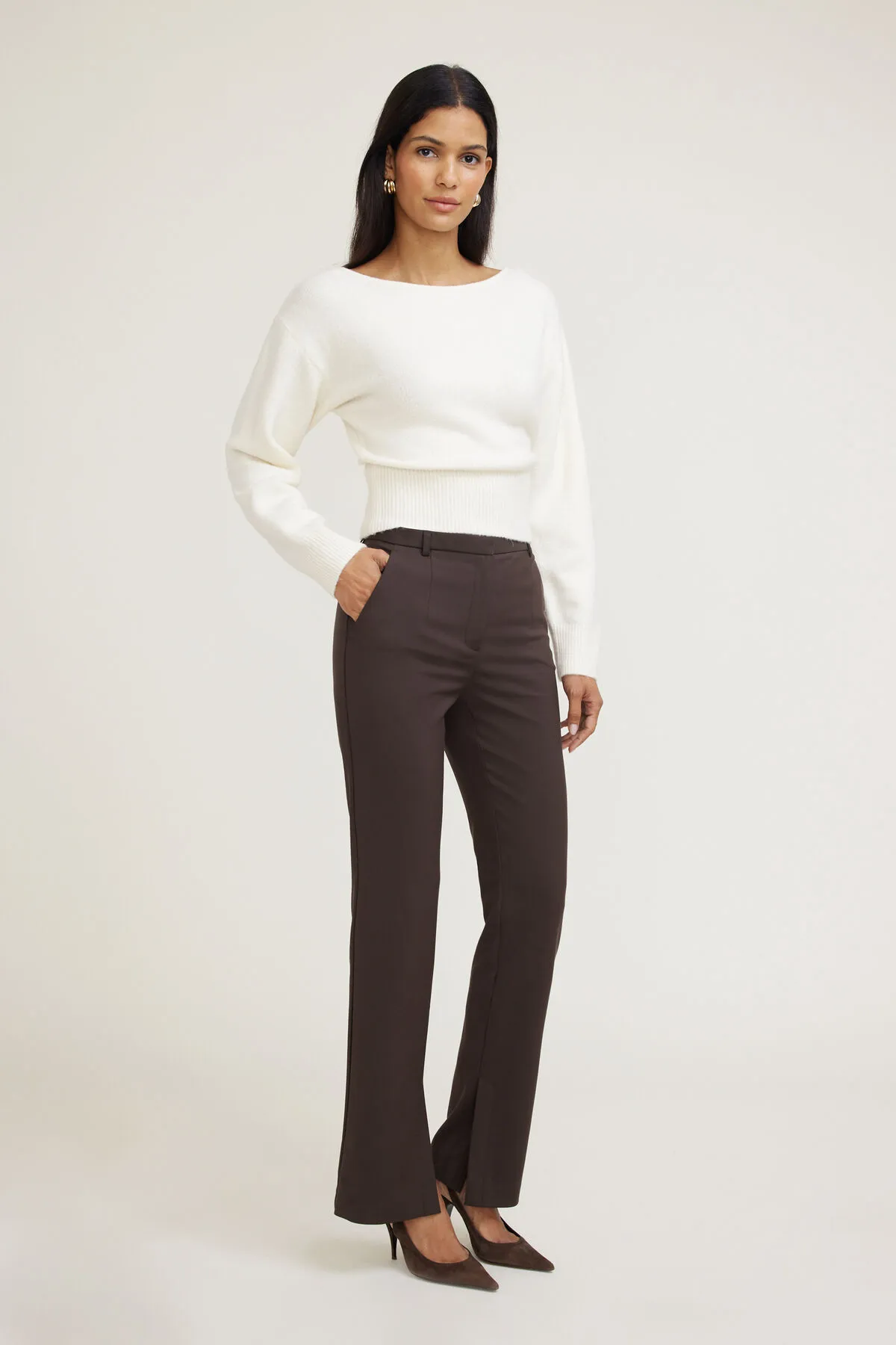 High Rise Slim Leg Pants sold by Dynamite product image thumbnail 3