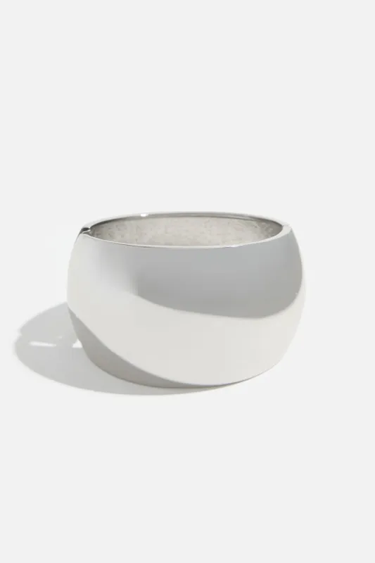 Oversized Chunky Snap Bangle Bracelet sold by Dynamite