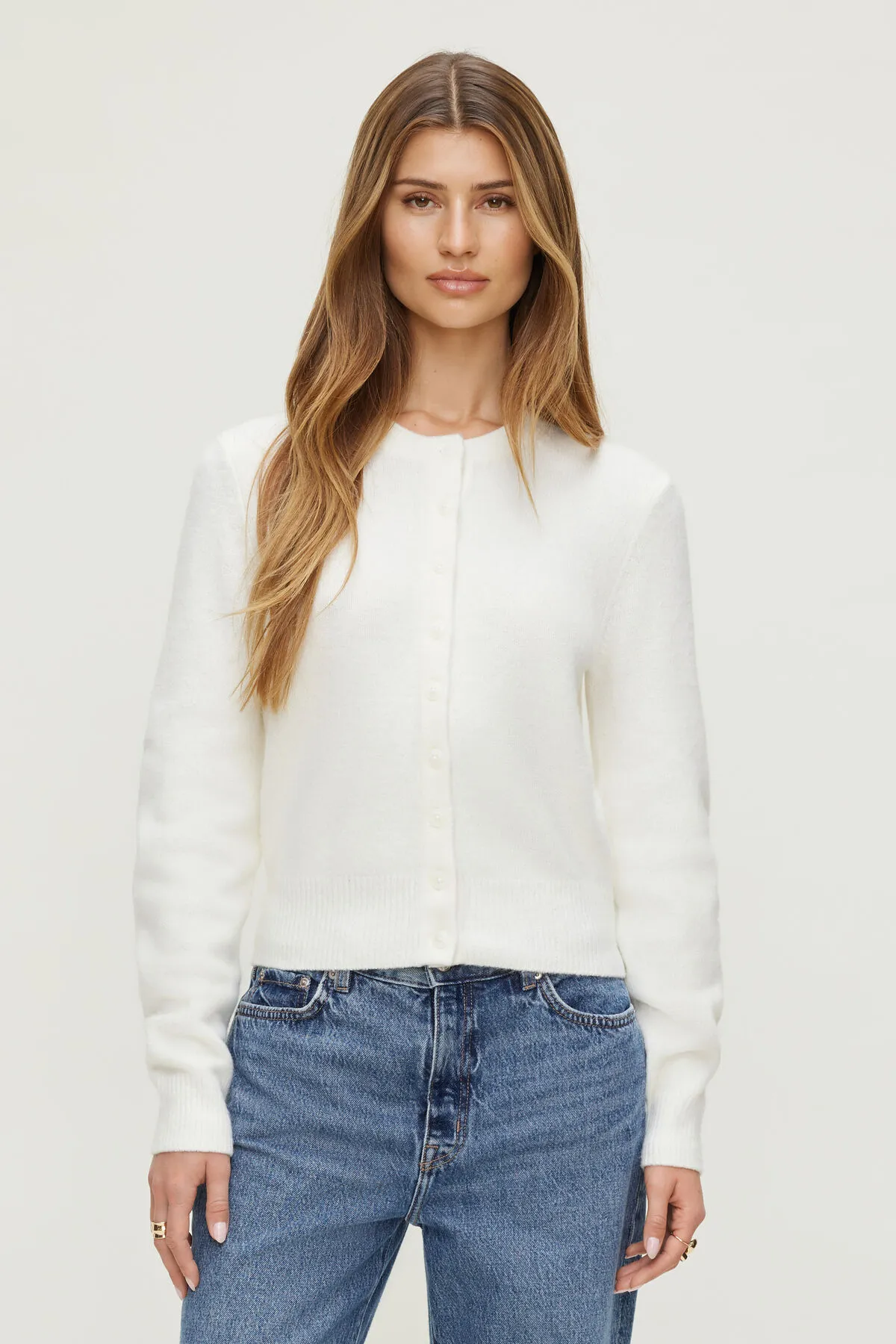 Rebecca Crewneck Cardigan sold by Dynamite product image thumbnail 4