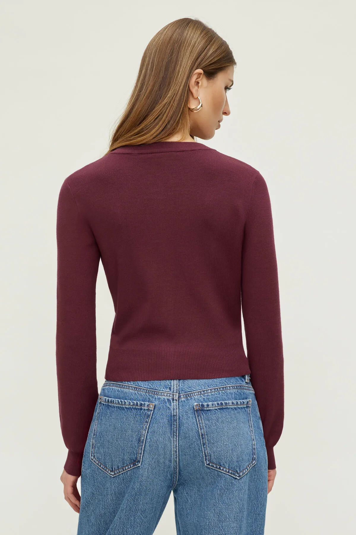 Rebecca Crewneck Cardigan sold by Dynamite product image thumbnail 5