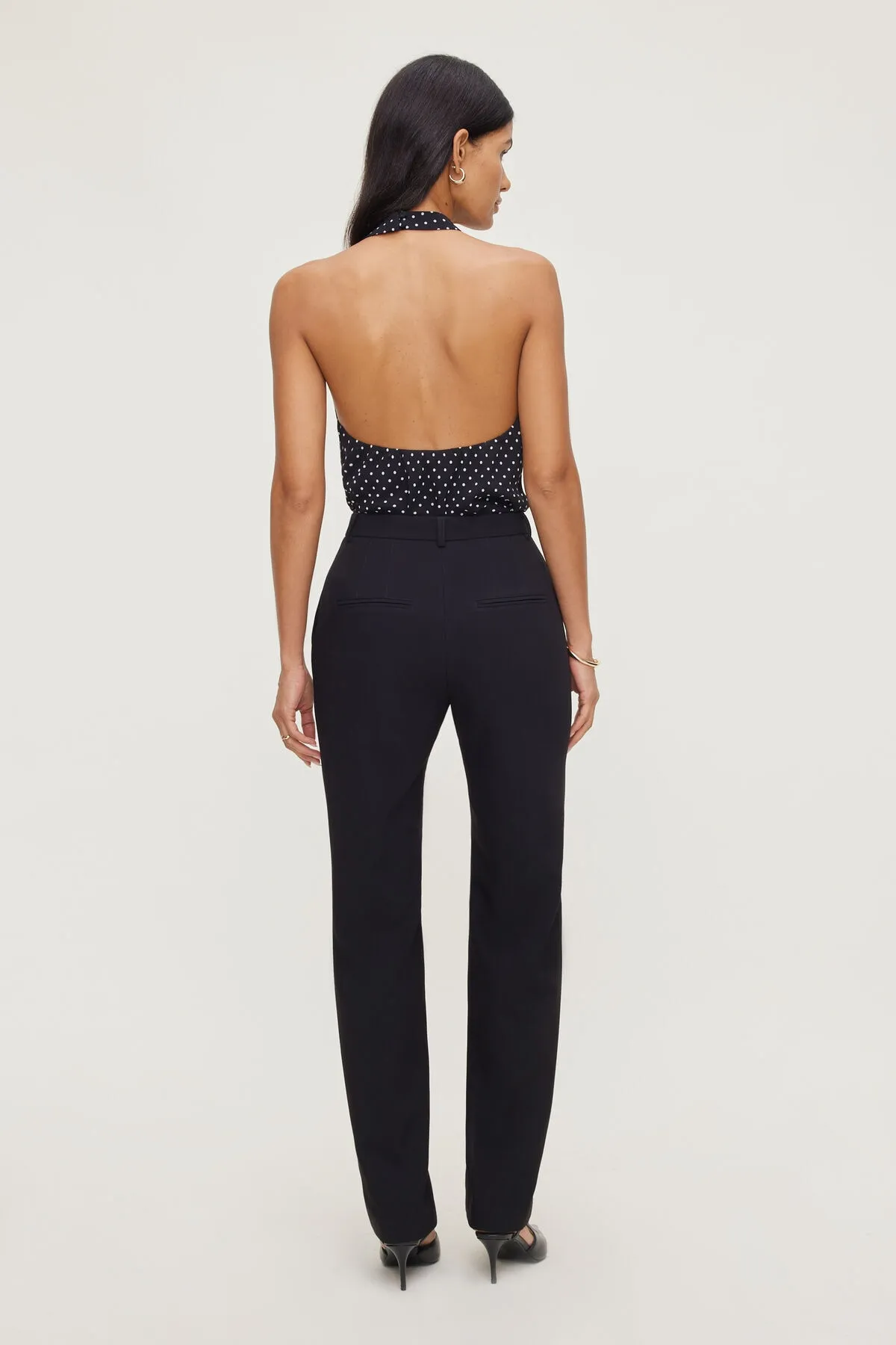 Pintuck Straight Leg Pants sold by Dynamite product image thumbnail 2