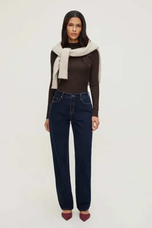 Mock Neck Long Sleeve Top sold by Dynamite