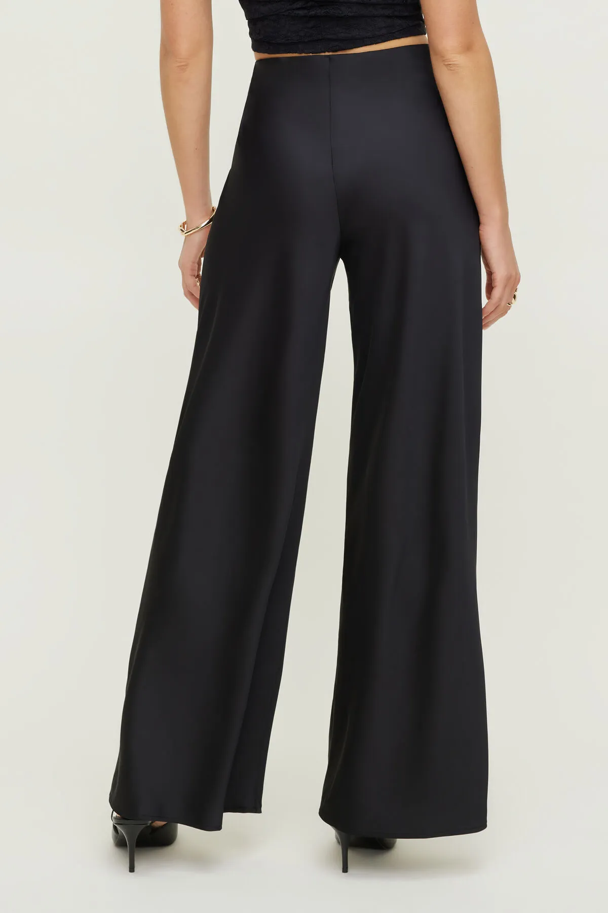 Wide Leg Satin Pants sold by Dynamite product image thumbnail 5