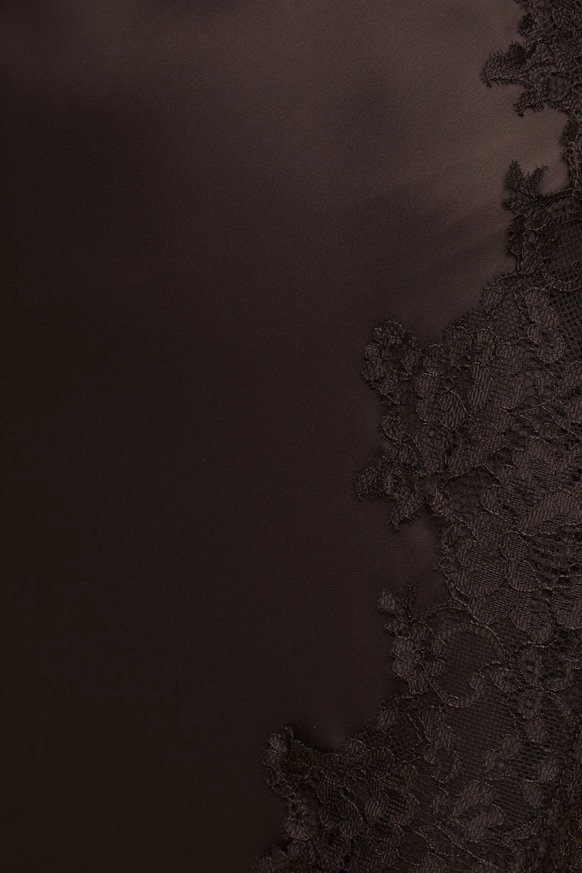 Lace Trim Satin Maxi Dress sold by Dynamite product image thumbnail 4