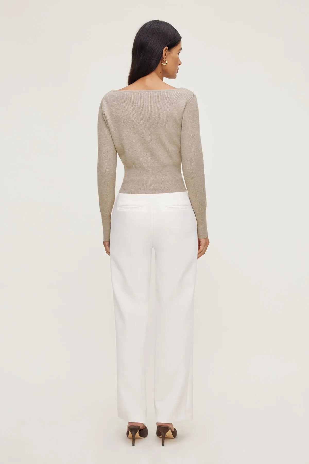 Pintuck Straight Leg Pants sold by Dynamite product image thumbnail 2