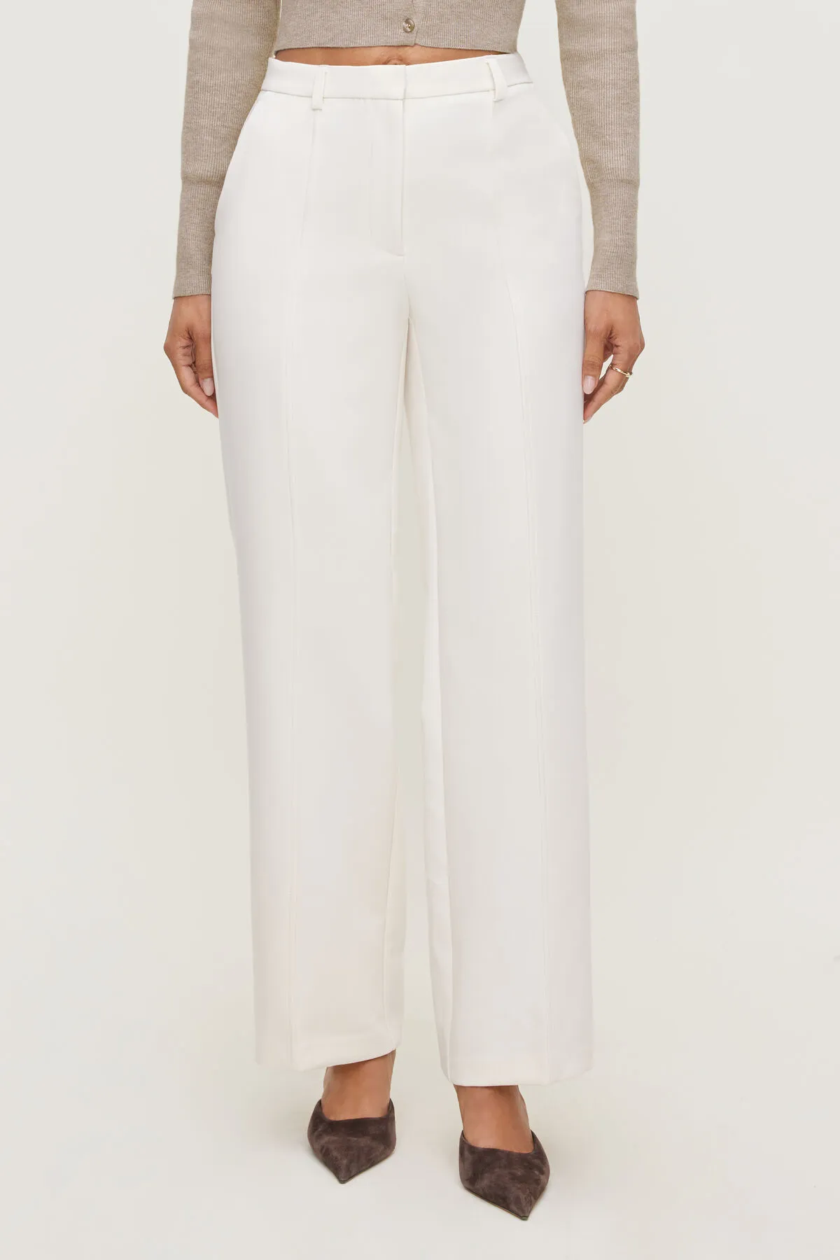 Pintuck Straight Leg Pants sold by Dynamite product image thumbnail 4