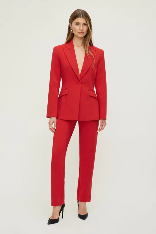 Anna Cinched Blazer sold by Dynamite