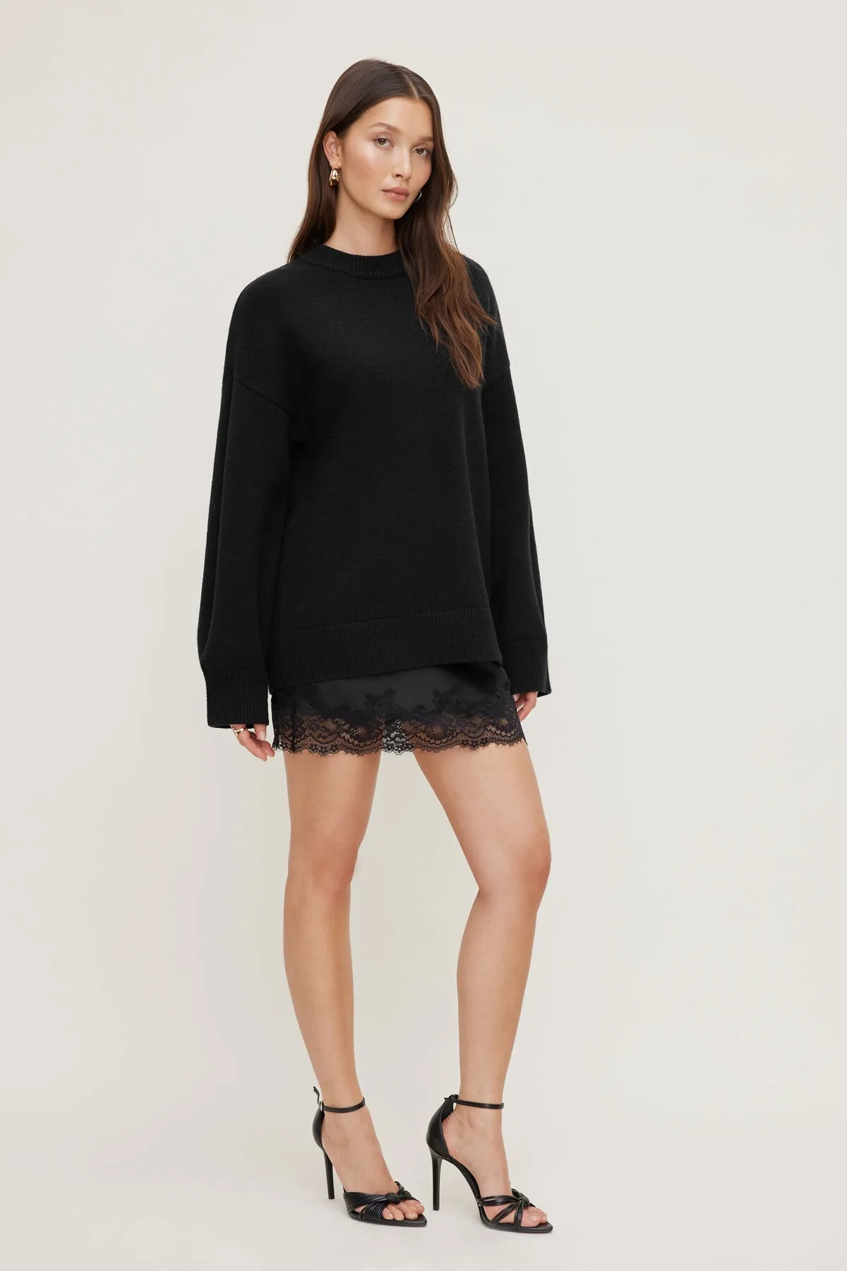 Oversized Crewneck Sweater sold by Dynamite product image thumbnail 3