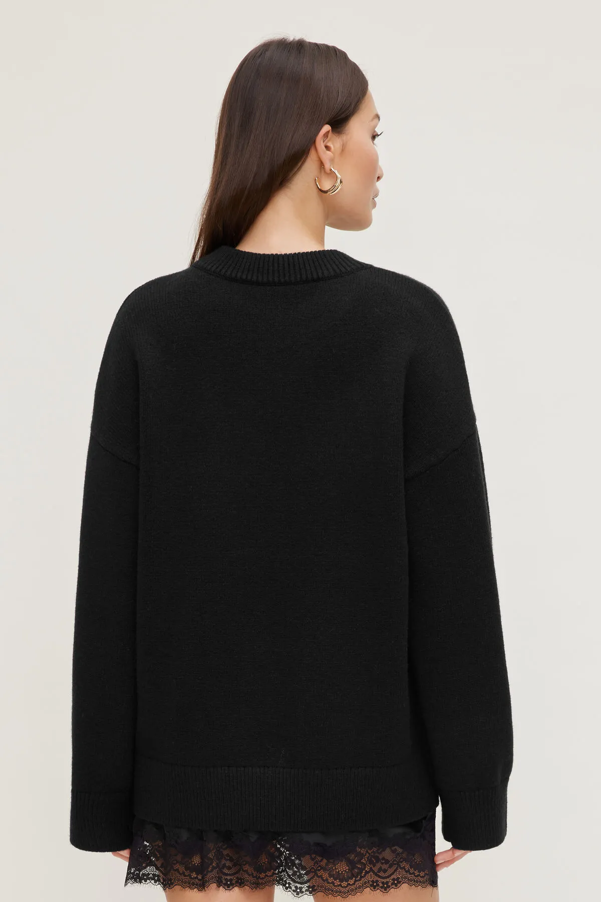 Oversized Crewneck Sweater sold by Dynamite product image thumbnail 5