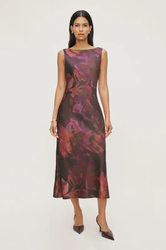 Liora Satin Maxi Slip Dress sold by Dynamite