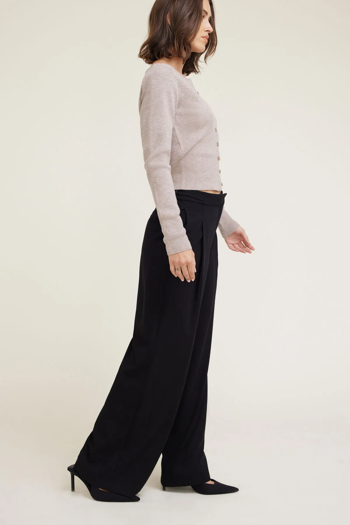 Leni Pleated Wide Leg Pants sold by Dynamite product image thumbnail 3