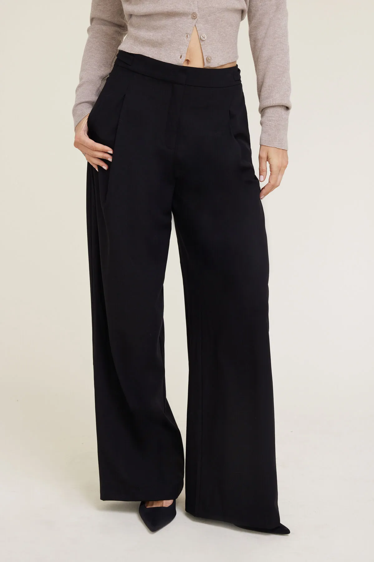 Leni Pleated Wide Leg Pants sold by Dynamite product image thumbnail 4