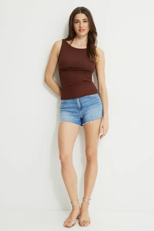 Nola Ribbed Tank Top sold by Dynamite