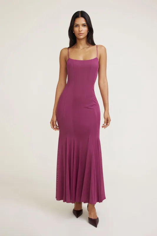 Dahlia Scoop Neck Mermaid Maxi Dress sold by Dynamite