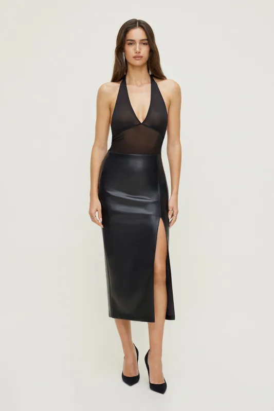 Plunging Mesh Bodysuit sold by Dynamite