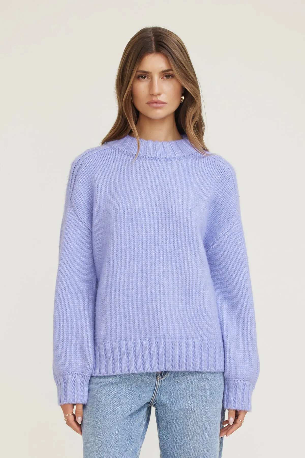 Mabel Chunky Crewneck Sweater sold by Dynamite product image thumbnail 4