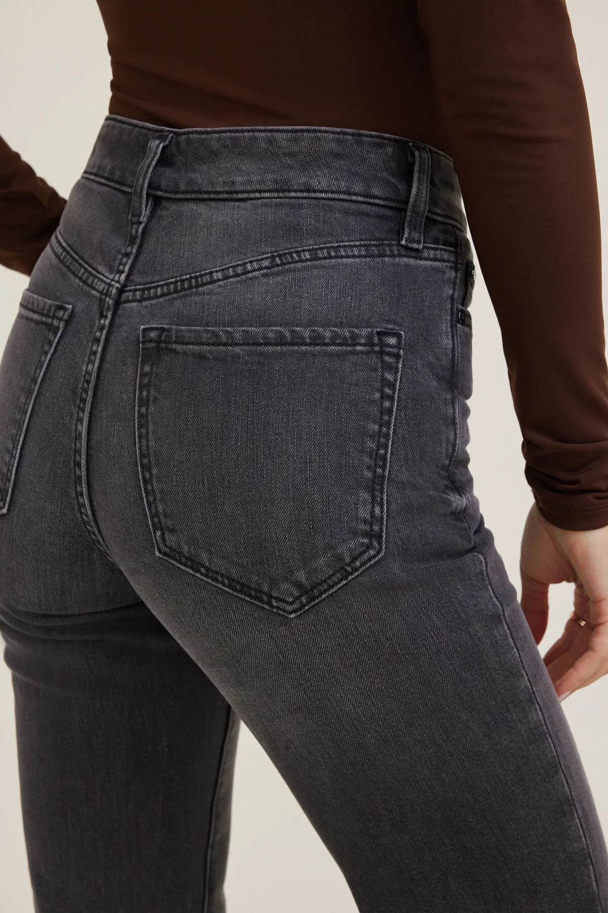 Elodie Stretch High Rise Bootcut Jeans sold by Dynamite product image thumbnail 5