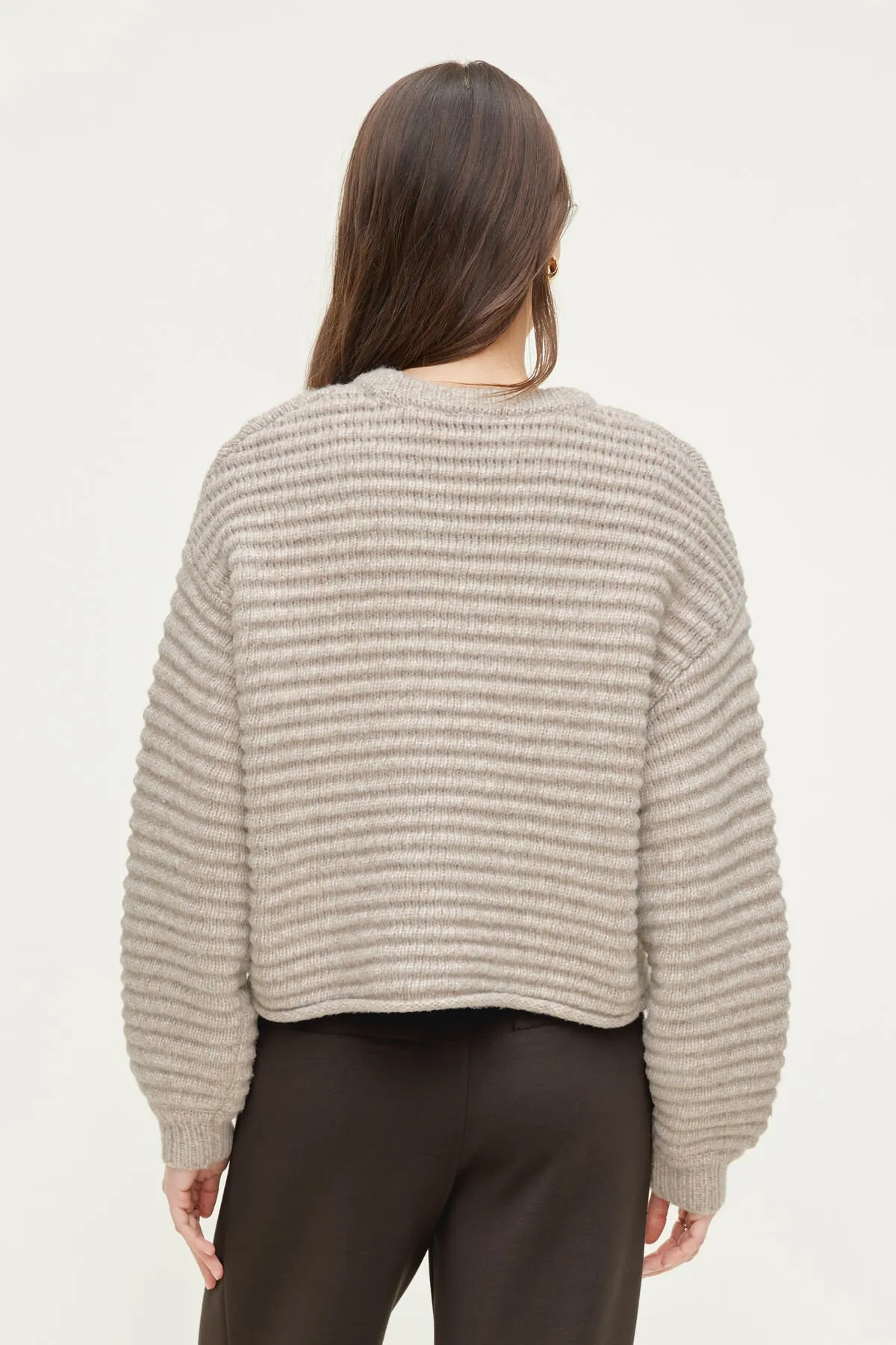 Lorelai Rib Knit Sweater sold by Dynamite product image thumbnail 5