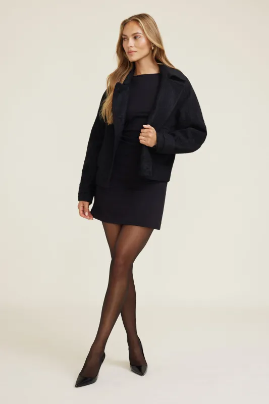 Boiled Wool Jacket sold by Dynamite