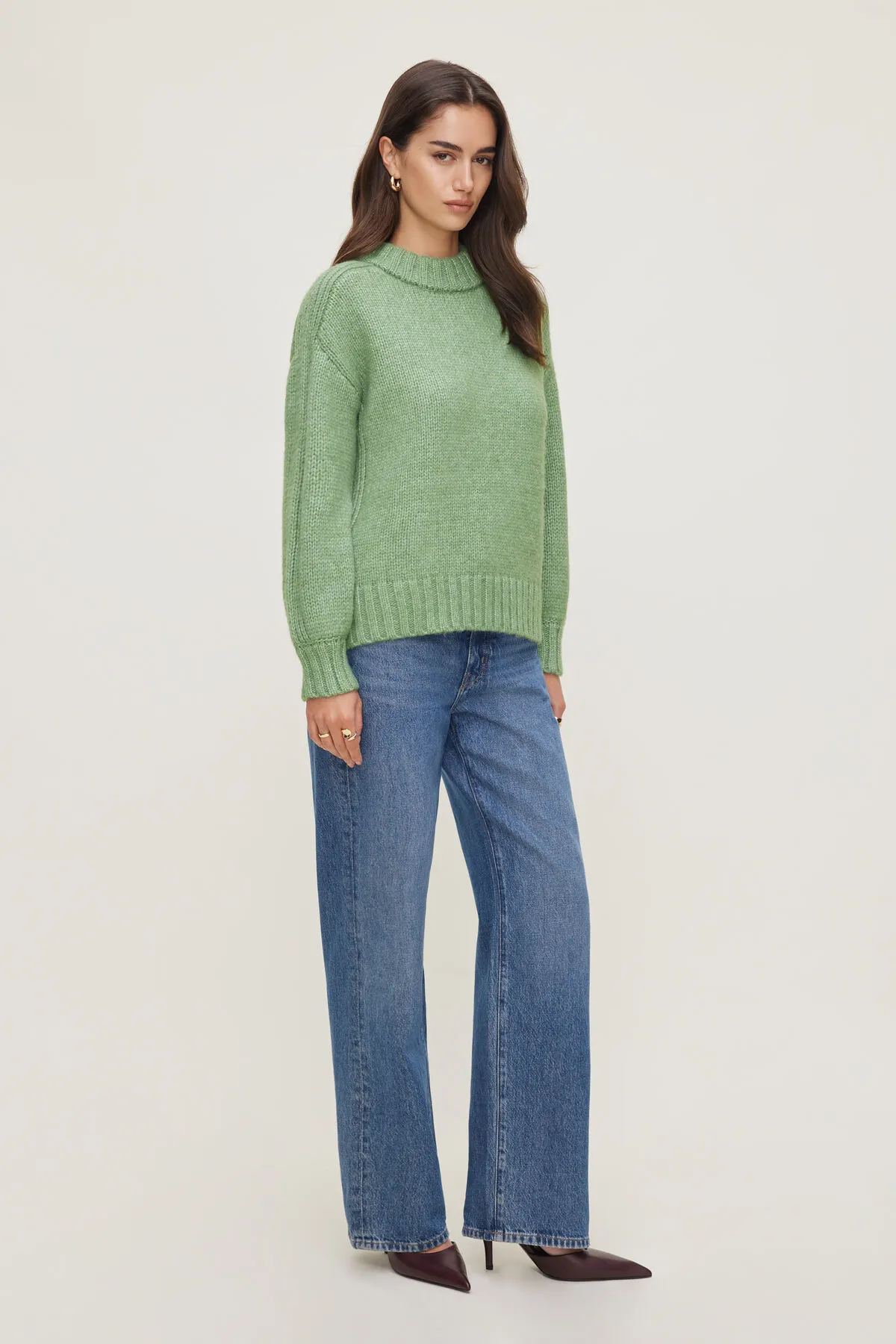 Mabel Chunky Crewneck Sweater sold by Dynamite product image thumbnail 3