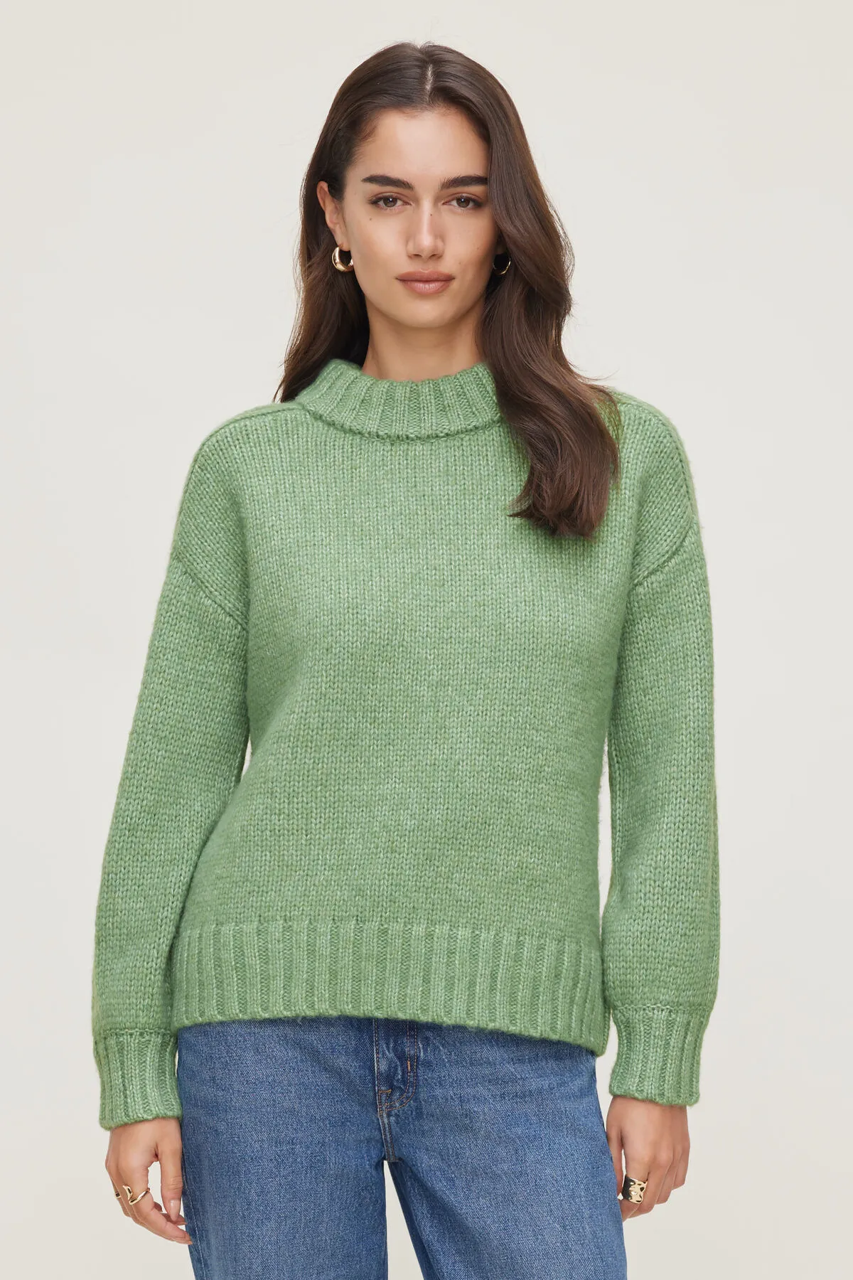 Mabel Chunky Crewneck Sweater sold by Dynamite product image thumbnail 4