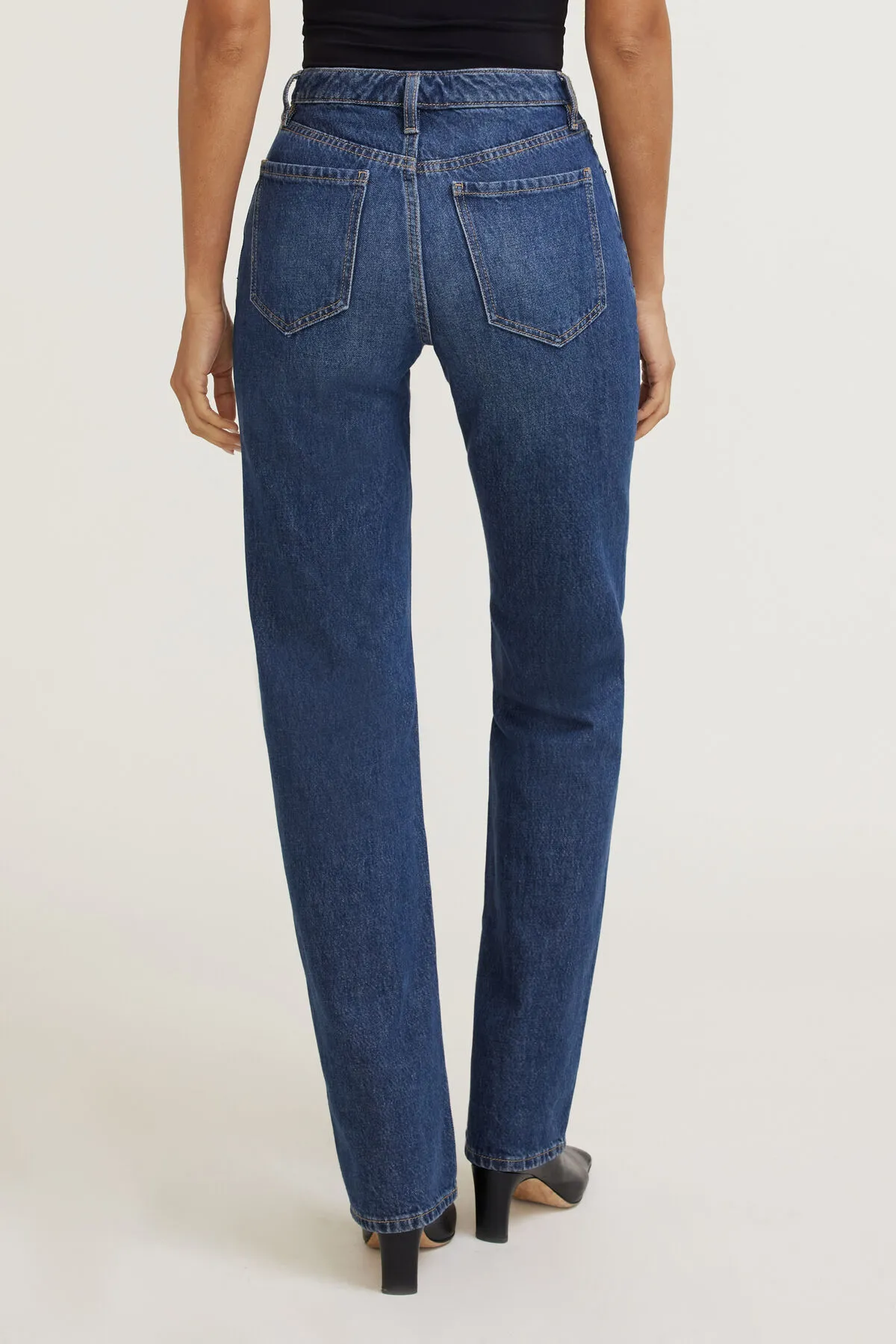 Cara High Rise Straight Leg Jeans sold by Dynamite product image thumbnail 5