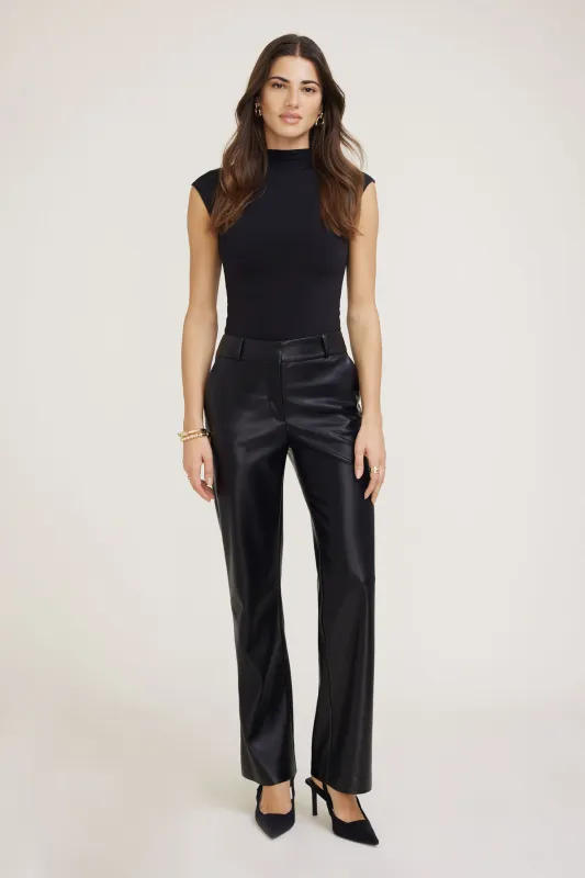 Camelia Straight Leg Faux Leather Pants sold by Dynamite